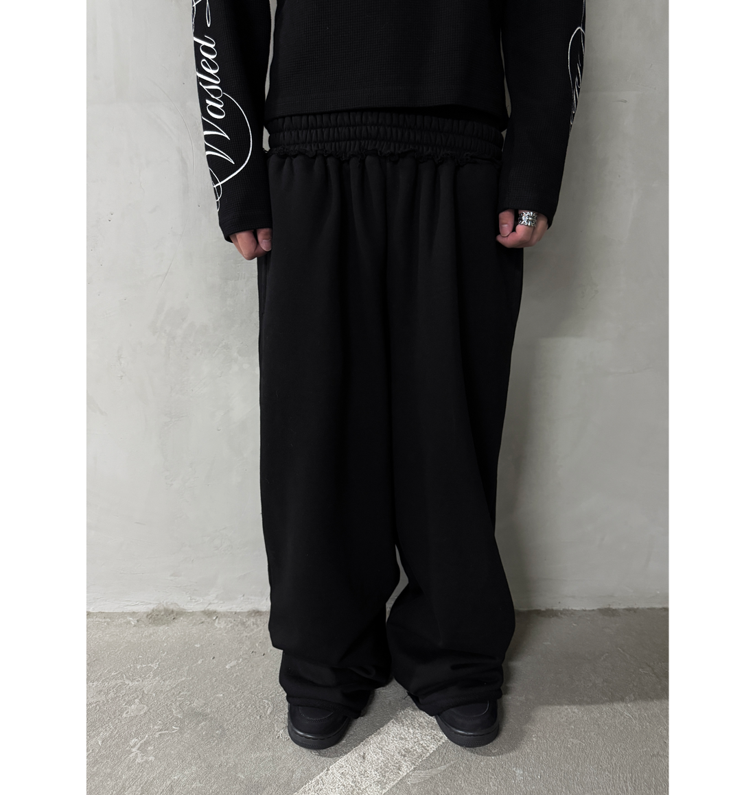 "COZY" SWEATPANTS BLACK