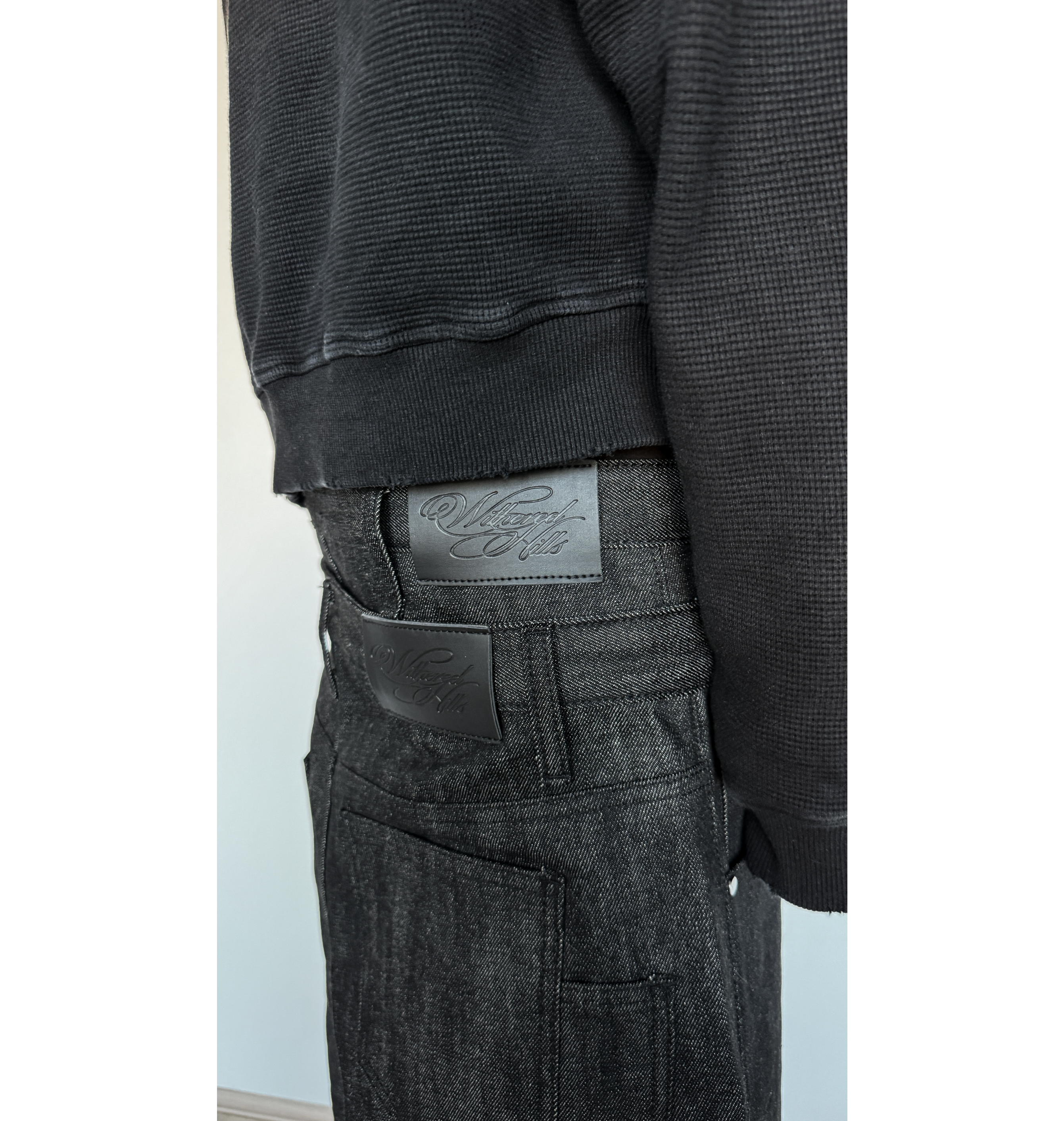 “VOID” DOUBLE WAIST JORTS