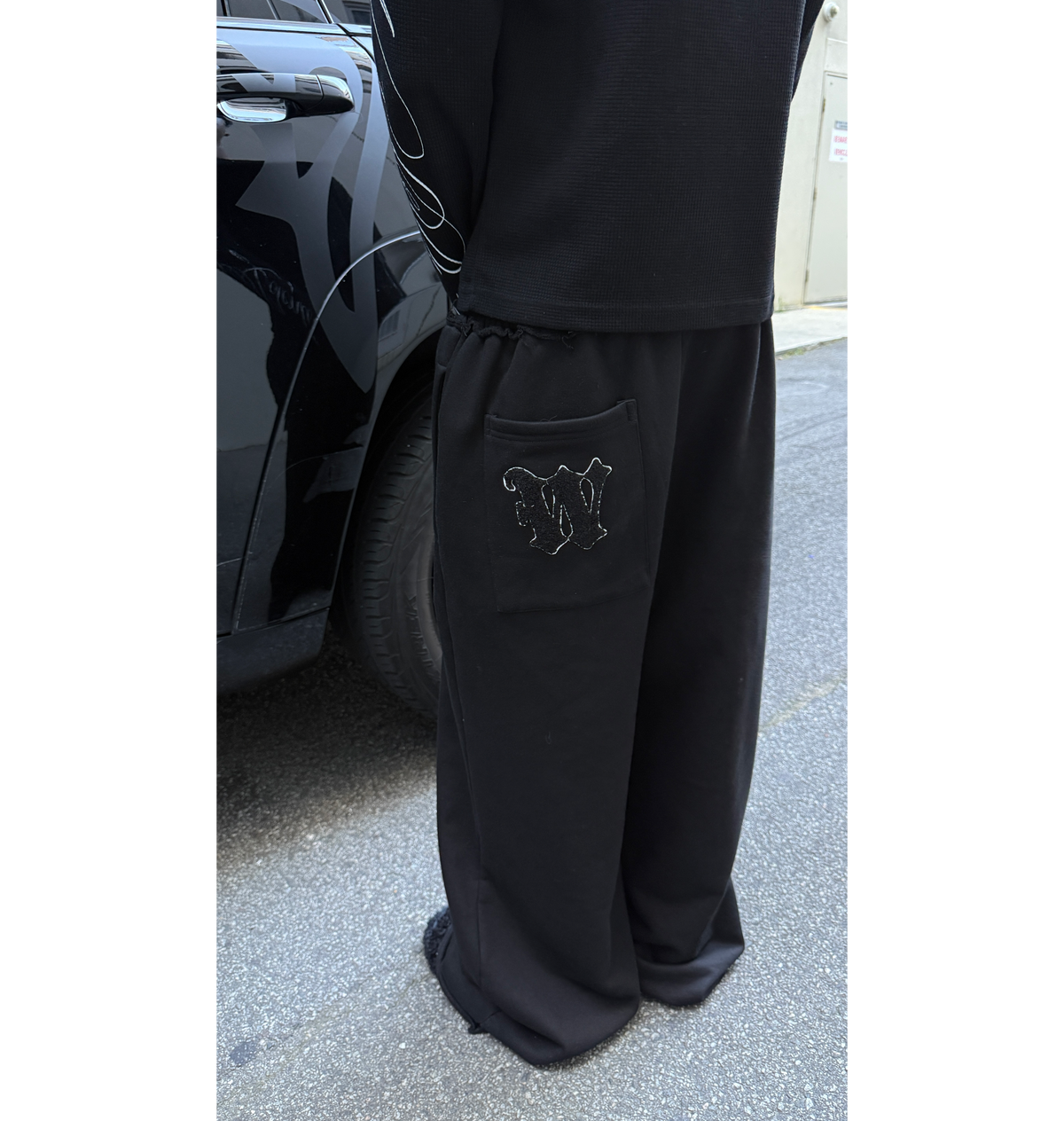 "COZY" SWEATPANTS BLACK